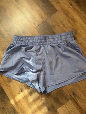 Nike Women's Sky Blue Athletic Running Shorts